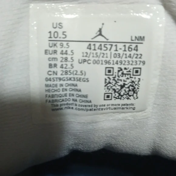 Nike Air Jordan 13 Retro 'FRENCH BLUE' Mens Size-10.5 100%AUTHENTIC! - Picture 8 of 12